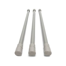 Picture of Camco 44055 Adjustable Refrigerator Bar 3-Pack 16-28 Inches Gray