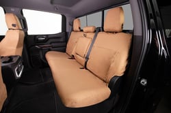Picture of Covercraft SS7532PCTN Polycotton SeatSaver Custom Third Row Seat Covers Tan