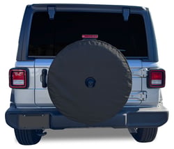 Picture of Covercraft ST1104BK Heavy Duty Spare Tire Cover with Backup Camera Opening