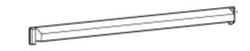 Picture of Dometic 2931293027 Refrigerator Door Decoration Strip RM2604
