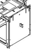 Picture of Dometic 50727 Oven Door Black for 3-Burner Gas Stove