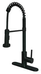 Picture of American Brass SP5000BMTE Single Lever Spring Faucet Black Matte