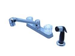Picture of American Brass UYJW801F 8-Inch Kitchen Faucet with Sprayer and Acrylic Handles Chrome