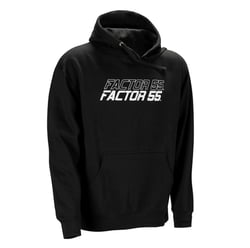 Picture of Factor 55 40860 Men's Pullover Hoodie - Extra Large Black