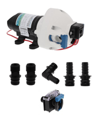 Picture of Xylem R3526144D 12V RV Water Pump 3 GPM 50 PSI Self-Priming