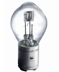 Picture of Hella 002084161 S2 Halogen Headlight Bulb 12V 60/60W BA20D