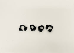 Picture of Helix Racing Products 111-2221 Nylon Ratchet Clamps 5/16 Inch 100 Pack Black