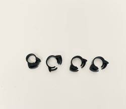 Picture of Helix Racing Products 111-2222 Nylon Ratchet Clamps 11/32 Inch (100 Pack)