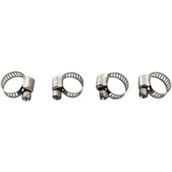 Picture of Helix Racing Products 114-6404 Stainless Steel Worm Drive Hose Clamps 6-16mm 4-Pack