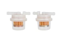 Picture of Helix Racing Products 118-0904 1/4" Inline Fuel Filter 70 Micron Clear