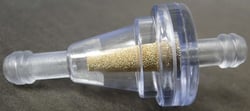 Picture of Helix Racing Products 1189002 Inline Fuel Filter 1/4 Inch 40 Micron Clear