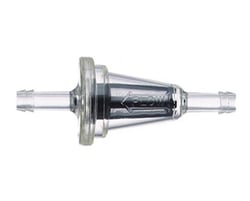 Picture of Helix Racing Products 1189020 Inline Fuel Filter 1/4 Inch Clear Nylon