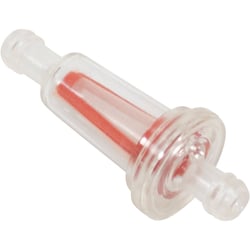 Picture of Helix Racing Products 118-9021 1/4" Inline Fuel Filter Clear Nylon