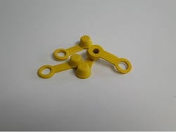 Picture of Helix Racing Products 202-2002 Helix  Brake Bleeder Caps - Yellow