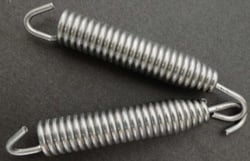 Picture of Helix Racing Products 4959900 Exhaust Springs 100mm Stainless Steel Pair