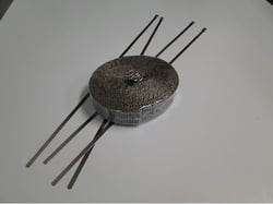 Picture of Helix Racing Products 504-2025 Bronze Exhaust Wrap Kit 2" x 25ft with Ties