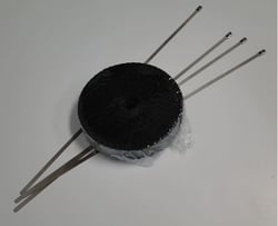 Picture of Helix Racing Products 5262002 Exhaust Wrap Kit 1" x 25' Black with Stainless Steel Ties
