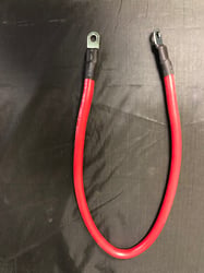 Picture of Helix Racing Products 680-6728 Battery Cable Red 18 Inch Positive Terminal