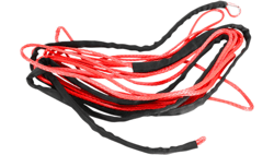 Picture of Helix Racing Products 700-2150 Synthetic Winch Rope 1/4" x 50 ft Red