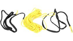 Picture of Helix Racing Products 700-3150 Synthetic Winch Rope 1/4" x 50 ft Yellow
