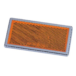 Picture of Hopkins 168SA Stick-On Reflector Amber 4-3/8" x 1-1/8" 50-Pack