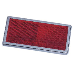 Picture of Hopkins 168SR 4-3/8" x 1-1/8" Stick-On Reflector Red 50 Pack