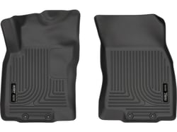 Picture of Husky Liners 13381 WeatherBeater Front Floor Liners - Black TPO Custom Fit 2-Piece Set