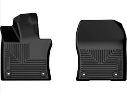Picture of Husky Liners 18931 WeatherBeater Front Floor Liners - Black Thermoplastic 2-Piece Set