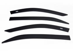 Picture of Husky Liners 2884057 Low Profile Window Deflectors Smoke with Chrome Trim 4-Piece