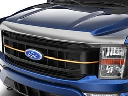 Picture of Husky Liners 2892196 Aeroskin Hood Protector Chrome Acrylic Low Profile