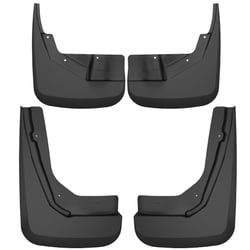 Picture of Husky Liners 58226 Custom Mud Guards Front and Rear Set Black TPO