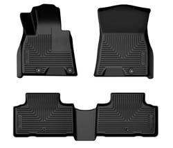 Picture of Husky Liners 95441 WeatherBeater Front & 2nd Seat Floor Liners - Black 3-Piece Set