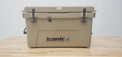 Picture of Iconic 810-1050 51 Quart Rotomolded Cooler Box with Aluminum T-Track
