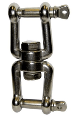Picture of Lewmar SWIVELJJ8 Jaw Jaw Swivel 5/16" 8mm Stainless Steel