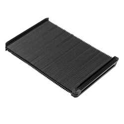Picture of Lippert Components 2025009147 Thin Shade Ecocell RV Entry Door Window Shade Black 11-7/8" x 21-1/2"