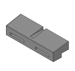 Picture of Lippert Components 701196 Specialty Inverted Shoe for In-Wall Slide Out Systems