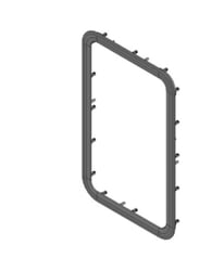 Picture of Lippert Components 711862 Low Profile RV Window Frame with Seal 15.715" x 24.716"