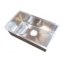 Picture of Lippert Components 719426 25x15x7 Single Bowl Undermount Sink Stainless Steel