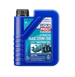 Picture of Liqui Moly 22508 Marine 4T Motor Oil 25W-50 1 Liter
