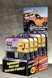 Picture of McGard 90225 Jeep Door Lock Countertop Display with Accessories