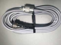 Picture of Morad 8X15 RG8X Coaxial Cable 15 Ft PL259 to Female PL259
