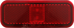Picture of Optronics MCL40RBBP 2-LED Red Marker Clearance Light with Reflex Lens