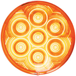 Picture of Peterson Fluid 817A-7 LED Turn Signal Light 4 Inch Round Amber Grommet Mount