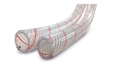Picture of Sierra 161620120S 1/2" Clear PVC Tubing with Red Tracer 250 Feet