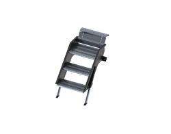Picture of Suburban Mfg 4104A 3-Step Manual Folding RV Entry Steps Wide 23.5 Inch