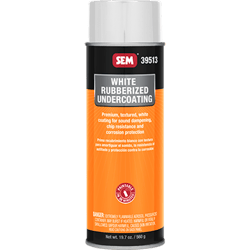 Picture of SEM Products 39513 Rubberized Undercoating White 24oz Aerosol