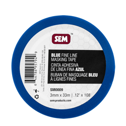Picture of SEM Products SM0009 Blue Fine Line Masking Tape 0.47 Inch x 108 Feet