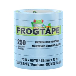 Picture of Shurtape 105326 FrogTape CP 250 Performance Grade Masking Tape 18mm x 55m Light Blue