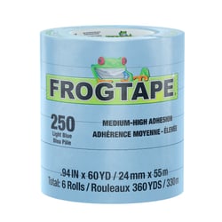 Shurtape 105327 FrogTape 250 Blue Performance Grade Masking Tape 1" x 180' — image 5