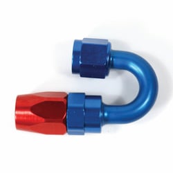 Picture of SPEEDFX 520880 -8AN 180 Degree Push-On Hose End Red/Blue